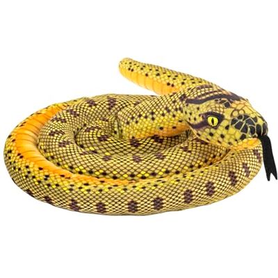 WILD REPUBLIC Snake Living Earth Anaconda, Peluche, 152 cm, Rempli de Bouteilles d'eau recyclées - Publicité WILD REPUBLIC Snake Living Earth Anaconda, Peluche, 152 cm, Rempli de Bouteilles d'eau recyclées - Publicité