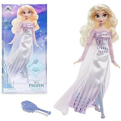 Disney Poupée pour Enfants Reine Elsa, La Reine des Neiges 2, 29 cm, avec Brosse argentée et détails moulés, Jouet entièrement articulé Convient aux Enfants de 3 Ans et Plus - Publicité Disney Poupée pour Enfants Reine Elsa, La Reine des Neiges 2, 29 cm, avec Brosse argentée et détails moulés, Jouet entièrement articulé Convient aux Enfants de 3 Ans et Plus - Publicité