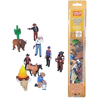 WILD REPUBLIC Nature Tube Far West, 10 Espèces de Far West Animaux Miniatures, Cadeau de Noël pour Enfants, Figurines à Collectionner, Super pour Le Jeu Interactif - Publicité WILD REPUBLIC Nature Tube Far West, 10 Espèces de Far West Animaux Miniatures, Cadeau de Noël pour Enfants, Figurines à Collectionner, Super pour Le Jeu Interactif - Publicité