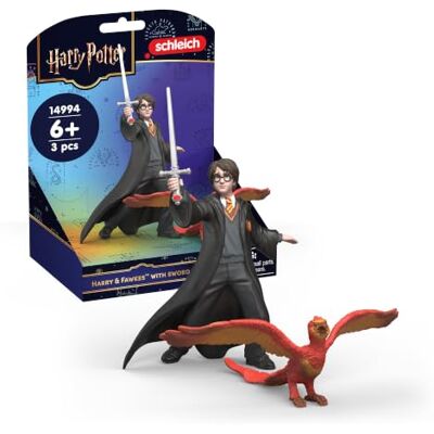 Schleich Harry Potter Harry & Fumseck avec l'épée 14994 15 x 11 x 18 cm Figurine à partir de 6 ans figurine Harry Potter détaillée pour collection et décoration cadeau pour fans et enfants - Publicité Schleich Harry Potter Harry & Fumseck avec l'épée 14994 15 x 11 x 18 cm Figurine à partir de 6 ans figurine Harry Potter détaillée pour collection et décoration cadeau pour fans et enfants - Publicité