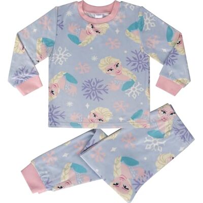 Disney Frozen/La Reine des Neiges Elsa Polaire Ultra Douce Ensemble de Pyjama à Manches Longues, Elsa, 4-5 Ans: 110cm, Bleu - Publicité Disney Frozen/La Reine des Neiges Elsa Polaire Ultra Douce Ensemble de Pyjama à Manches Longues, Elsa, 4-5 Ans: 110cm, Bleu - Publicité