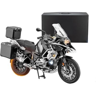 Cubertime Modèle de moto RC Adventure R1250GS Noir à l'échelle 1/6, moto en alliage 1:6 avec son, lumière et pulvérisation, kits de modèles de moto à l'échelle 1/6 pour collectionneurs - Publicité Cubertime Modèle de moto RC Adventure R1250GS Noir à l'échelle 1/6, moto en alliage 1:6 avec son, lumière et pulvérisation, kits de modèles de moto à l'échelle 1/6 pour collectionneurs - Publicité