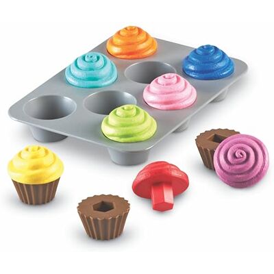 Learning Resources Cupcakes de tri de formes - Jouet éducatif - Publicité Learning Resources Cupcakes de tri de formes - Jouet éducatif - Publicité