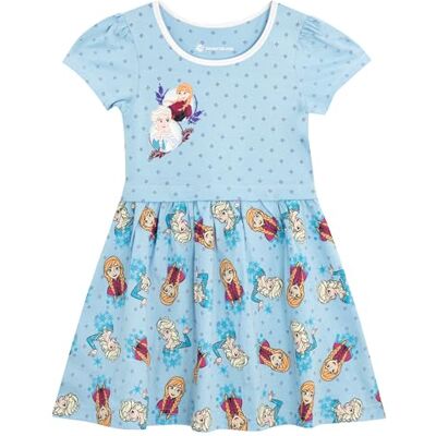 Disney Frozen Robe Fille Robes Ete Anna et Elsa Robe Reine des Neiges Bleu 18-24 Mois - Publicité Disney Frozen Robe Fille Robes Ete Anna et Elsa Robe Reine des Neiges Bleu 18-24 Mois - Publicité
