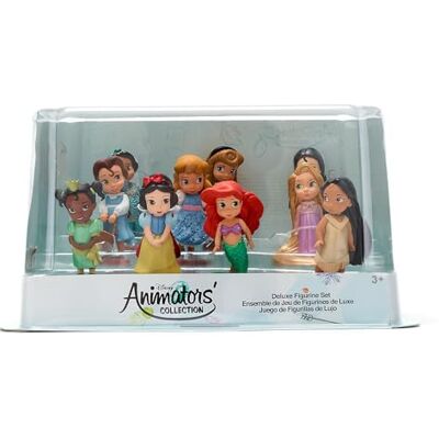 Official Ensemble de poupées Classiques Princesses Disney, 10 Figurines moulées Comprenant Ariel, Aurore, Belle, Cendrillon, Jasmine, Mulan, Pocahontas, Raiponce, Blanche Neige et Tiana - Publicité Official Ensemble de poupées Classiques Princesses Disney, 10 Figurines moulées Comprenant Ariel, Aurore, Belle, Cendrillon, Jasmine, Mulan, Pocahontas, Raiponce, Blanche Neige et Tiana - Publicité