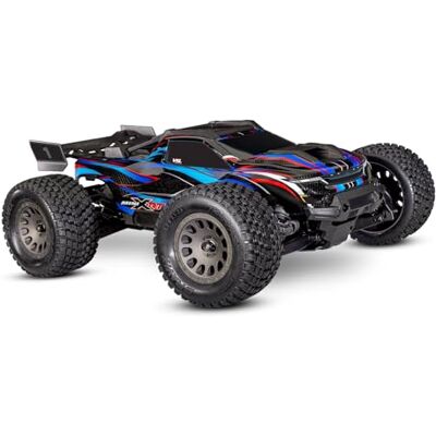 Traxxas MINI-XRT 1/16 Monster Truck, Voiture RC RTR 4x4 sans balais, Bleue, étanche, avec télécommande TQi et TSM - Publicité Traxxas MINI-XRT 1/16 Monster Truck, Voiture RC RTR 4x4 sans balais, Bleue, étanche, avec télécommande TQi et TSM - Publicité