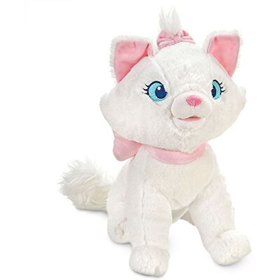 Disney Peluche officielle Marie des Aristochats 38 cm Chaton câlin avec pelage et queue duveteux, et collier et nœud À partir de 1 an Taille M - Publicité Disney Peluche officielle Marie des Aristochats 38 cm Chaton câlin avec pelage et queue duveteux, et collier et nœud À partir de 1 an Taille M - Publicité