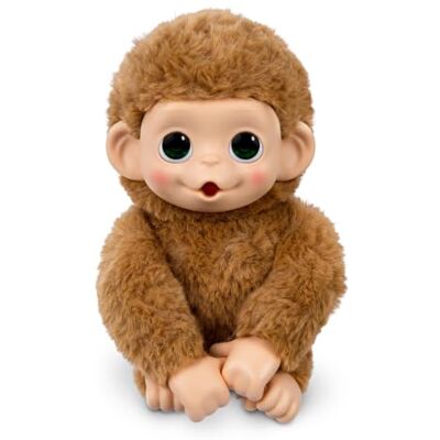 Little Live Pets Baby Monkey Minis, Pepi Peach, Interactif, + de 20 Sons et réactions, Brun, Doux, 18,8 cm, Réaliste, Nourris-la, Occupe-toi d'elle, Mains et Pieds Qui s'agrippent, 3 à Collectionner - Publicité Little Live Pets Baby Monkey Minis, Pepi Peach, Interactif, + de 20 Sons et réactions, Brun, Doux, 18,8 cm, Réaliste, Nourris-la, Occupe-toi d'elle, Mains et Pieds Qui s'agrippent, 3 à Collectionner - Publicité