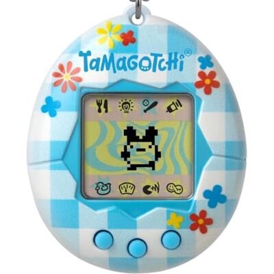 TAMAGOTCHI Bandai Original Flower Vichy Shell Original Cyber Pet 90s Jouet pour Adultes et Enfants avec chaîne Les Animaux virtuels rétro sont d'excellents Jouets ou Cadeaux pour - Publicité TAMAGOTCHI Bandai Original Flower Vichy Shell Original Cyber Pet 90s Jouet pour Adultes et Enfants avec chaîne Les Animaux virtuels rétro sont d'excellents Jouets ou Cadeaux pour - Publicité