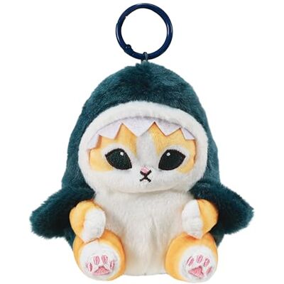 Blue Sky Mofusand Peluche Chat mignon en costume de requin Peluche douce Kawaii Peluche de collection Cadeau officiel - Publicité Blue Sky Mofusand Peluche Chat mignon en costume de requin Peluche douce Kawaii Peluche de collection Cadeau officiel - Publicité