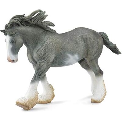 Collecta Chevaux (XL): Clydesdale ÉTALON Sabino Noir ROUANNÉ 20x5x13cm - Publicité Collecta Chevaux (XL): Clydesdale ÉTALON Sabino Noir ROUANNÉ 20x5x13cm - Publicité