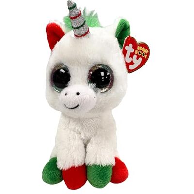 TY - 36222 - Licorne de Noël Bâton de canne - Beanie Baby - Publicité TY - 36222 - Licorne de Noël Bâton de canne - Beanie Baby - Publicité