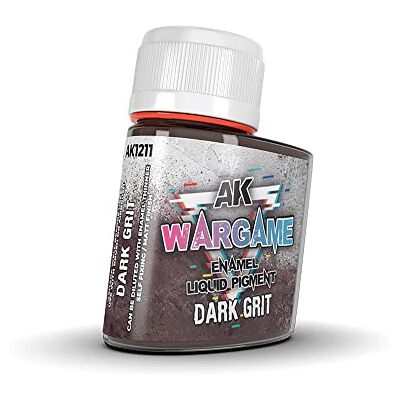AK Interactive AK WARGAME LIQUID PIGMENTS AK1211 Dark Grit (35ml) - Publicité AK Interactive AK WARGAME LIQUID PIGMENTS AK1211 Dark Grit (35ml) - Publicité
