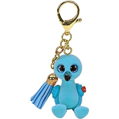 Ty Mini Boo's Clip Flamant William, Porte-Clés 9 CM - Publicité Ty Mini Boo's Clip Flamant William, Porte-Clés 9 CM - Publicité