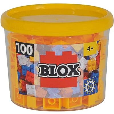 Simba Toys 104114110 - Blocs jaunes - Blox 100 - Publicité Simba Toys 104114110 - Blocs jaunes - Blox 100 - Publicité