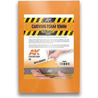 AK Interactive Carving Foam 10mm A4 Size Décor Modélisme - Publicité AK Interactive Carving Foam 10mm A4 Size Décor Modélisme - Publicité