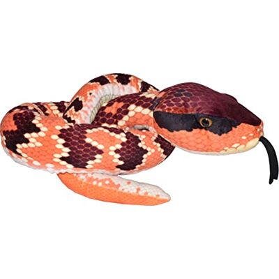 WILD REPUBLIC Plush Snake Cottonmouth Oriental II, Peluche Serpent, Animal en Peluche 137 cm, Idée Cadeau de Naissance Fille ou Garçon, Jouet Écologique, Rembourré de Bouteilles Recyclées - Publicité WILD REPUBLIC Plush Snake Cottonmouth Oriental II, Peluche Serpent, Animal en Peluche 137 cm, Idée Cadeau de Naissance Fille ou Garçon, Jouet Écologique, Rembourré de Bouteilles Recyclées - Publicité