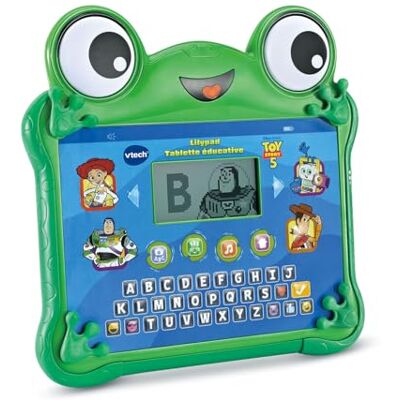 VTech Toy Story 5, Lilypad Tablette Éducative Tablette Interactive Enfant avec Écran Rétroéclairé, Clavier Abécédaire, 4 Jeux Jouet Disney Pixar Cadeau Enfant Dès 3 Ans Contenu en Français - Publicité VTech Toy Story 5, Lilypad Tablette Éducative Tablette Interactive Enfant avec Écran Rétroéclairé, Clavier Abécédaire, 4 Jeux Jouet Disney Pixar Cadeau Enfant Dès 3 Ans Contenu en Français - Publicité