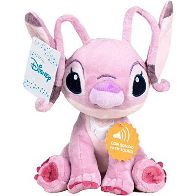 Disney Peluche Angel COMPAGNE Stitch avec Son 28 CM - Publicité Disney Peluche Angel COMPAGNE Stitch avec Son 28 CM - Publicité