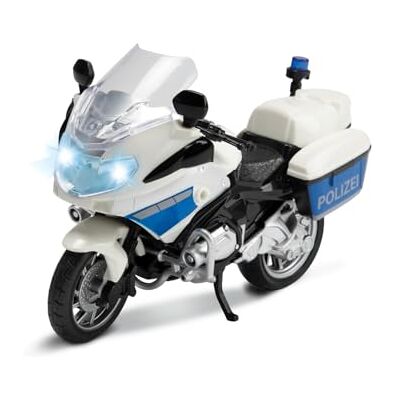 Toi-Toys 29654B Moto de Police 1:20 avec lumière et Son, modèle de Moto de Police, Blanc - Publicité Toi-Toys 29654B Moto de Police 1:20 avec lumière et Son, modèle de Moto de Police, Blanc - Publicité