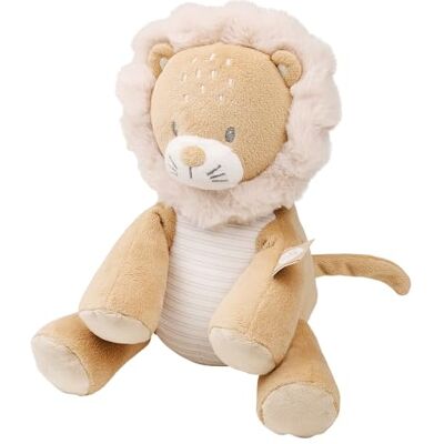Nattou Peluche Lion, Compagnon de Route dès la Naissance, env. 29 cm, Polyester, Flo, Oli & Ernest, Ernest Brun - Publicité Nattou Peluche Lion, Compagnon de Route dès la Naissance, env. 29 cm, Polyester, Flo, Oli & Ernest, Ernest Brun - Publicité