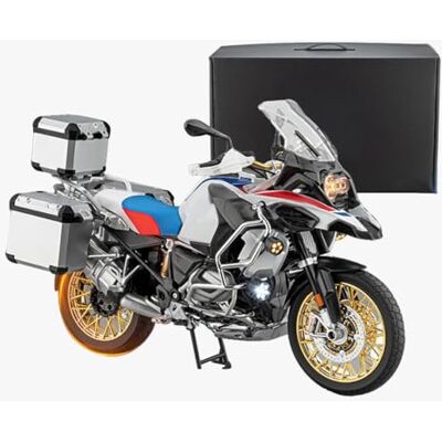Cubertime Modèle de moto R1250GS à l'échelle 1/6, moto RC blanche, moto en alliage à l'échelle 1:6 avec pulvérisation sonore, kit de modèle de moto à l'échelle 1:6 pour collection d'affichage - Publicité Cubertime Modèle de moto R1250GS à l'échelle 1/6, moto RC blanche, moto en alliage à l'échelle 1:6 avec pulvérisation sonore, kit de modèle de moto à l'échelle 1:6 pour collection d'affichage - Publicité