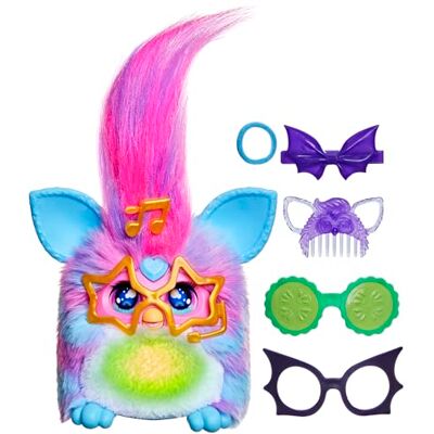 Furby Vibes Framboise Bleue, Peluche électronique Interactive pour Filles et garçons, dès 6 Ans - Publicité Furby Vibes Framboise Bleue, Peluche électronique Interactive pour Filles et garçons, dès 6 Ans - Publicité