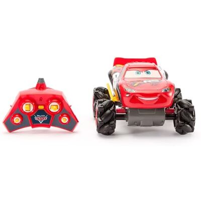 Official Voiture télécommandée Flash McQueen pour Enfants, Disney Pixar Cars, 25 cm/10", Jouet télécommandé avec Roues surdimensionnées et Rotation à 360°, à partir de 3 Ans - Publicité Official Voiture télécommandée Flash McQueen pour Enfants, Disney Pixar Cars, 25 cm/10", Jouet télécommandé avec Roues surdimensionnées et Rotation à 360°, à partir de 3 Ans - Publicité