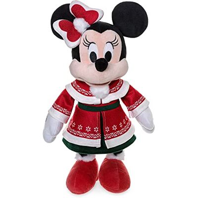 Disney Minnie Festive de Taille Moyenne, 42 cm, Personnage en Peluche avec Une Veste et Un Pompon en Peluche, détails brodés et Finition Douce Convient dès la Naissance - Publicité Disney Minnie Festive de Taille Moyenne, 42 cm, Personnage en Peluche avec Une Veste et Un Pompon en Peluche, détails brodés et Finition Douce Convient dès la Naissance - Publicité