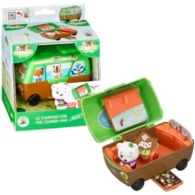 Klorofil – Le Camping-Car des Pocket » – Jouet Éducatif Enfant 18 Mois+ – Véhicule Pop-Up Interactif avec Cuisine Et Chambre – Figurine Ours Polaire Incluse – Format Nomade Transportable - Publicité Klorofil – Le Camping-Car des Pocket » – Jouet Éducatif Enfant 18 Mois+ – Véhicule Pop-Up Interactif avec Cuisine Et Chambre – Figurine Ours Polaire Incluse – Format Nomade Transportable - Publicité