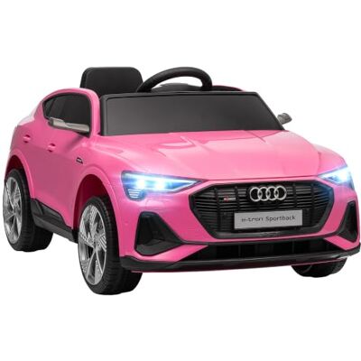 HOMCOM Voiture Électrique Enfants Audi e-tron Sportback, 12V Rose Sous Licence Audi, Véhicule Électrique, Max. 5 Km/h, Télécommande 2,4G, Phares LED, Musique, Klaxon, Port USB, MP3 - Publicité HOMCOM Voiture Électrique Enfants Audi e-tron Sportback, 12V Rose Sous Licence Audi, Véhicule Électrique, Max. 5 Km/h, Télécommande 2,4G, Phares LED, Musique, Klaxon, Port USB, MP3 - Publicité