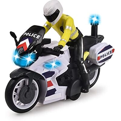 Dickie Toys Dickie SOS Moto De Police Yamaha Son Et Lumières Figurine Motard Incluse Piles Incluses Dès 3 Ans 203712018002 - Publicité Dickie Toys Dickie SOS Moto De Police Yamaha Son Et Lumières Figurine Motard Incluse Piles Incluses Dès 3 Ans 203712018002 - Publicité