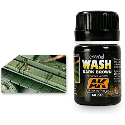 AK Interactive AK Weathering AK045 WASH FOR GREEN VEHICLES (35ml) - Publicité AK Interactive AK Weathering AK045 WASH FOR GREEN VEHICLES (35ml) - Publicité