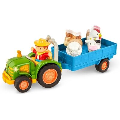 Battat BT2658Z Tracteur de ferme avec lumières et sons - Jouet - Publicité Battat BT2658Z Tracteur de ferme avec lumières et sons - Jouet - Publicité