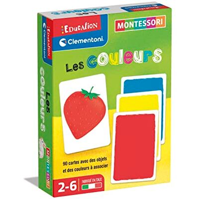 Clementoni Les Couleurs Montessori Jeu Educatif Association des Cartes Objet avec Cartes Couleur pour Apprentissage pour Enfants de 2 à 6 Ans - Publicité Clementoni Les Couleurs Montessori Jeu Educatif Association des Cartes Objet avec Cartes Couleur pour Apprentissage pour Enfants de 2 à 6 Ans - Publicité