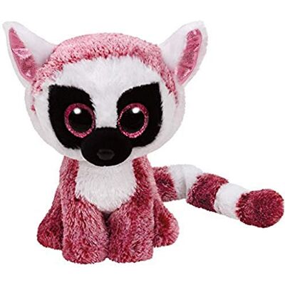 Ty 37225 Beanie Boo's Peluche Leeann Le Lémurien 15 cm - Publicité Ty 37225 Beanie Boo's Peluche Leeann Le Lémurien 15 cm - Publicité