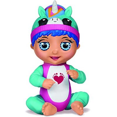 BANDAI Tiny Toes Mini poupée bébé Interactive 14 cm Luna rit Licorne Bleue Parle Allemand 82788 - Publicité BANDAI Tiny Toes Mini poupée bébé Interactive 14 cm Luna rit Licorne Bleue Parle Allemand 82788 - Publicité