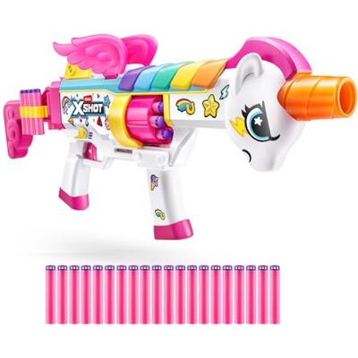 ZURU X-Shot Blastercorn Lanceur Big Rizz avec 24 fléchettes et lumière - Publicité ZURU X-Shot Blastercorn Lanceur Big Rizz avec 24 fléchettes et lumière - Publicité