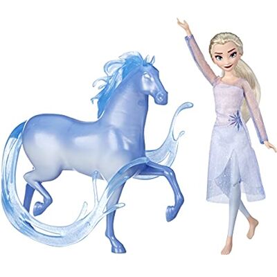 Disney Hasbro 2 Elsa Fashion Doll & Nokk Figure - Publicité Disney Hasbro 2 Elsa Fashion Doll & Nokk Figure - Publicité