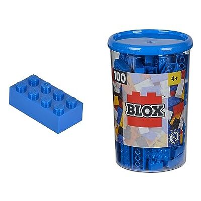 Simba 104118906 - Blocs de construction bleus en boîte - Jouet de construction - Publicité Simba 104118906 - Blocs de construction bleus en boîte - Jouet de construction - Publicité