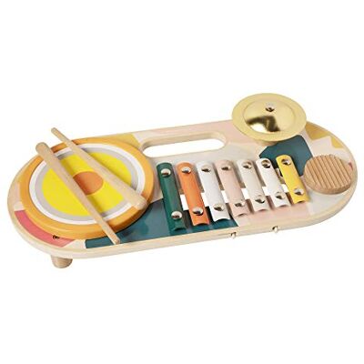 Manhattan Toy Beats To Go Jouet Musical en Bois - Xy, Batterie, Cymbale & Lavabo - Publicité Manhattan Toy Beats To Go Jouet Musical en Bois - Xy, Batterie, Cymbale & Lavabo - Publicité