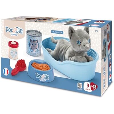 Ecoiffier Corbeille Enfant Chat avec Peluche Accessoires de Soin Inclus 9 Pièces Jeu d'imitation Dès 18 Mois Jouet pour Enfant 272 Garantie France Origine - Publicité Ecoiffier Corbeille Enfant Chat avec Peluche Accessoires de Soin Inclus 9 Pièces Jeu d'imitation Dès 18 Mois Jouet pour Enfant 272 Garantie France Origine - Publicité