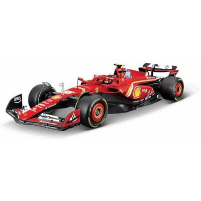 Bburago Build-It-Yourself Die-Cast Formula 1 F1 Model Kit Ferrari SF-24 -Sainz 1:24 Scale Exceptionally Detailed Collectable Replica Race Car - Publicité Bburago Build-It-Yourself Die-Cast Formula 1 F1 Model Kit Ferrari SF-24 -Sainz 1:24 Scale Exceptionally Detailed Collectable Replica Race Car - Publicité