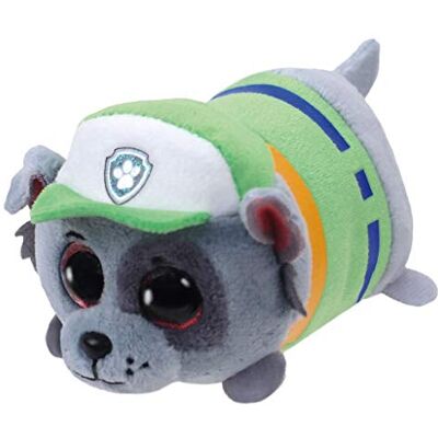 Ty - Teeny s-Pat' Patrouille-Peluche Rocky, 42230, Multicouleur, 8 cm - Publicité Ty - Teeny s-Pat' Patrouille-Peluche Rocky, 42230, Multicouleur, 8 cm - Publicité