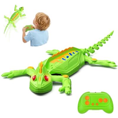 Ambesty Gecko Radiocommandé, Lezard Télécommandé avec Yeux LED Lumineux, Lézard Robot Telecommande pour Garcon Fille Cadeau Enfants 3 4 5 6 7 8 9+ Ans Anniversaire et Noel - Publicité Ambesty Gecko Radiocommandé, Lezard Télécommandé avec Yeux LED Lumineux, Lézard Robot Telecommande pour Garcon Fille Cadeau Enfants 3 4 5 6 7 8 9+ Ans Anniversaire et Noel - Publicité