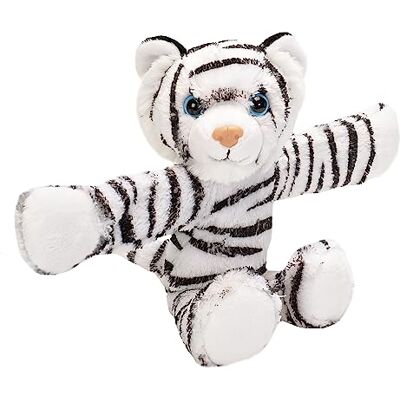WILD REPUBLIC 19560 Huggers Tigre Blanc en Peluche avec Bracelet à Claquer 20 cm - Publicité WILD REPUBLIC 19560 Huggers Tigre Blanc en Peluche avec Bracelet à Claquer 20 cm - Publicité