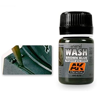 AK Interactive AK Weathering AK070 WASH FOR PANZER GREY VEHICLES (35ml) - Publicité AK Interactive AK Weathering AK070 WASH FOR PANZER GREY VEHICLES (35ml) - Publicité