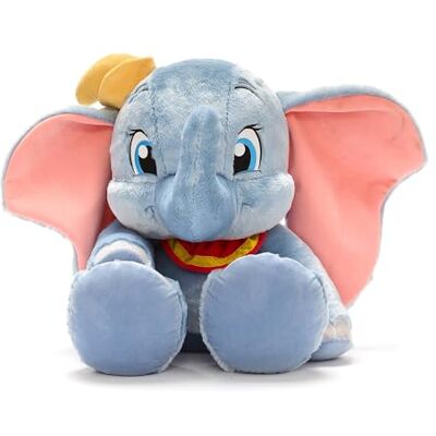 Disney Official, Dumbo, Peluche Big Feet, 44 cm/17", Peluche Câline Éléphant Gris, Convient à Tous Les Âges - Publicité Disney Official, Dumbo, Peluche Big Feet, 44 cm/17", Peluche Câline Éléphant Gris, Convient à Tous Les Âges - Publicité