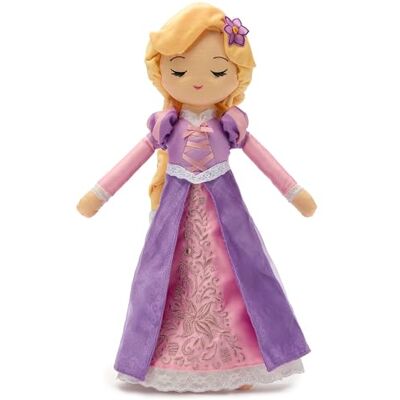 Official Poupée de Chiffon Raiponce, Peluche Collector du 15e Anniversaire du Film Raiponce avec Cheveux tressés et Robe Scintillante, poupée Princesse Disney de 41 cm - Publicité Official Poupée de Chiffon Raiponce, Peluche Collector du 15e Anniversaire du Film Raiponce avec Cheveux tressés et Robe Scintillante, poupée Princesse Disney de 41 cm - Publicité