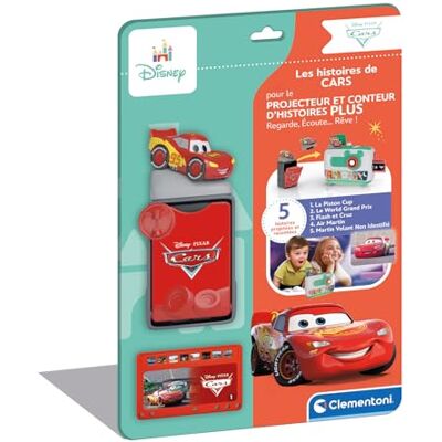 Clementoni Disney – Les Histoires de Cars pour Enfants 2+ Recharge pour Projecteur Conteur d’Histoires Plus 5 Histoires Racontées et Projetées Figurine Flash McQueen Incluse Disney Pixar - Publicité Clementoni Disney – Les Histoires de Cars pour Enfants 2+ Recharge pour Projecteur Conteur d’Histoires Plus 5 Histoires Racontées et Projetées Figurine Flash McQueen Incluse Disney Pixar - Publicité